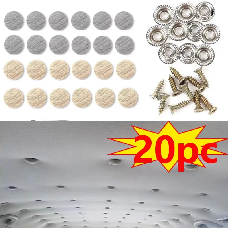 Car Headliner Repair Fastener Kit – Universal Snap Rivets for Interior Ceiling & Fabric Fixing