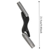 A professional brick jointer set featuring a cast aluminum handle, shown in a vertical orientation.