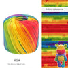 Pearl Rainbow Gradient Cotton Yarn - Soft Hand Knitting Thread