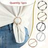 Metal Circle Scarf Ring and Clothing Clip