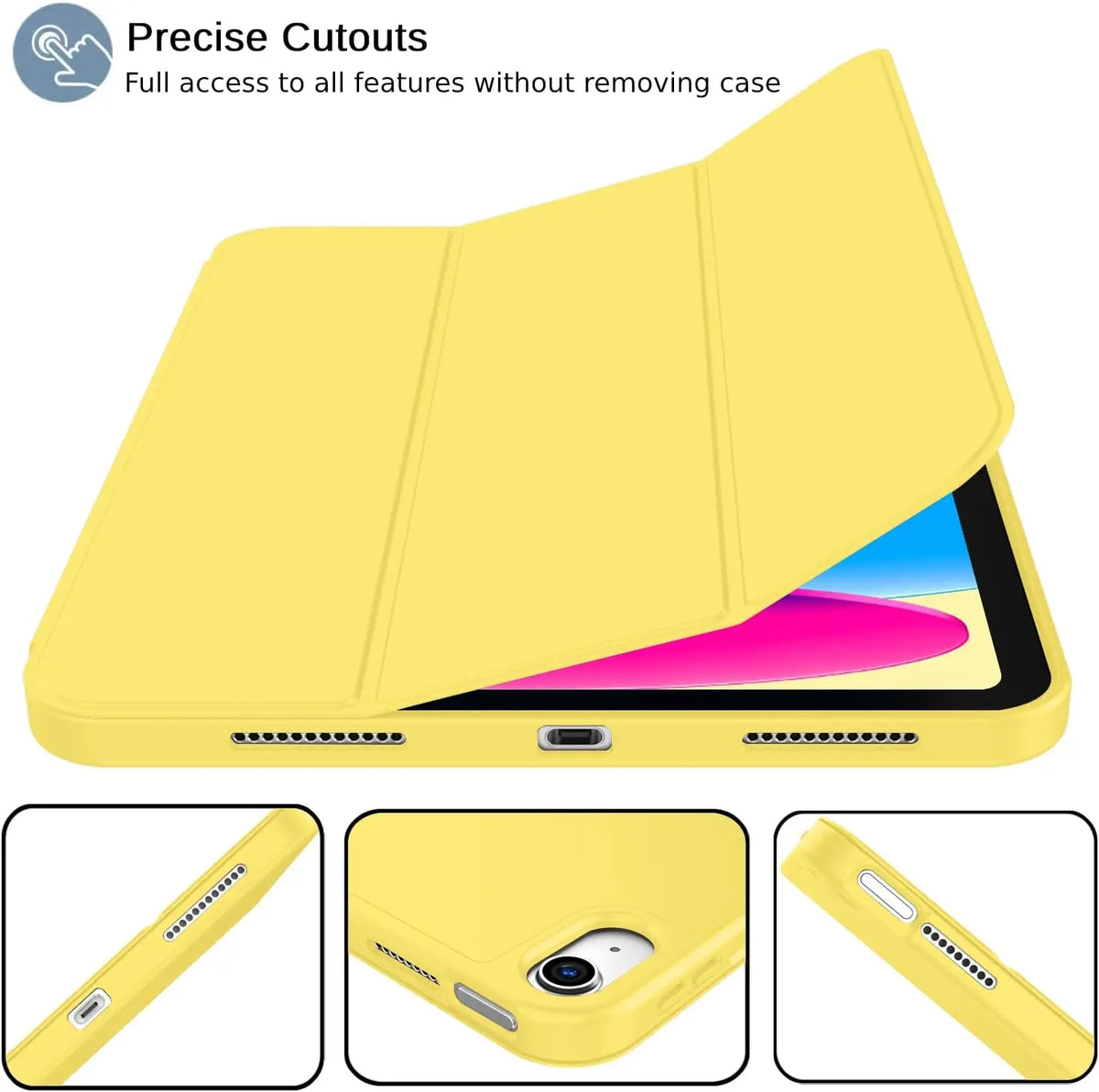 Trifold Stand Cover for iPad 10.9/11 Inch with Auto Wake/Sleep