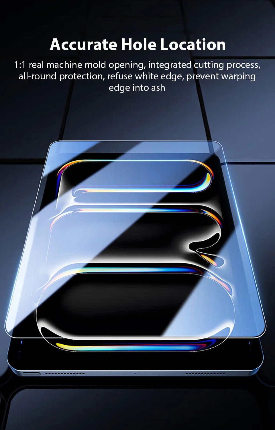 Premium Tempered Glass Screen Protector for iPad (2-Pack)