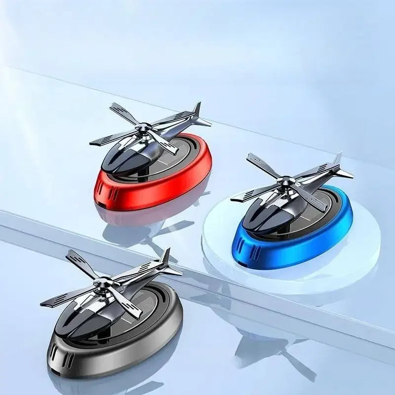 Solar-Powered Rotating Car Air Freshener