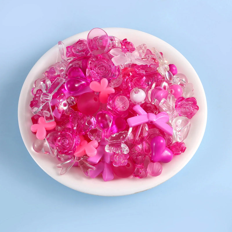 Candy Color Acrylic Beads for DIY Jewelry