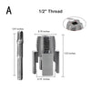 Electric Drill Compatible PVC Pipe Threader Kit for Internal and External Threads