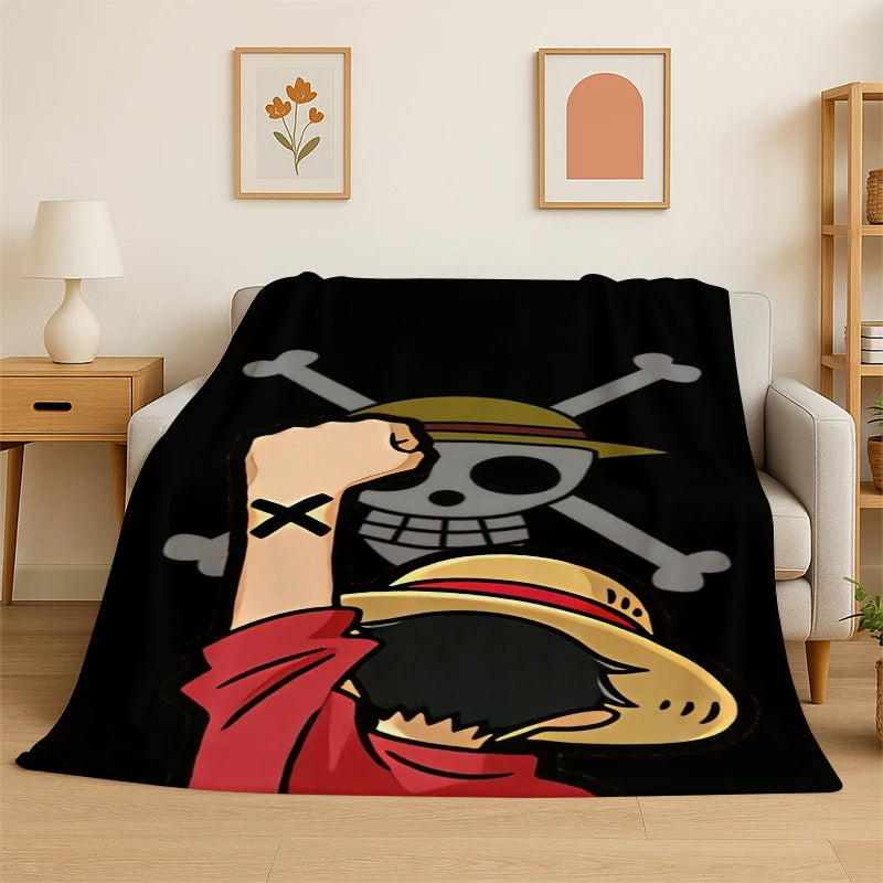 Anime Zoro Flannel Throw Blanket