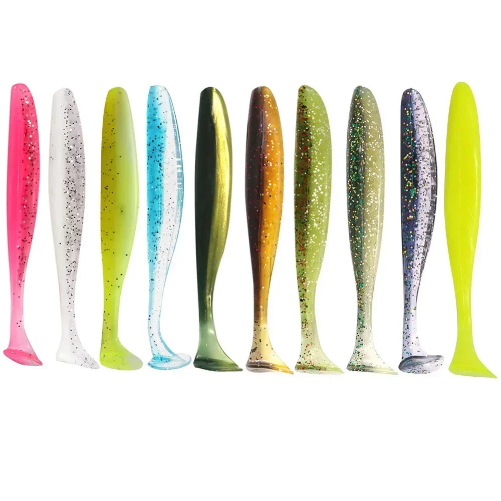 Realistic Soft Bait Fishing Lures with Jig Heads