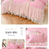Princess Chiffon Duvet Cover with Romantic Ruffles