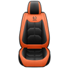Orange and black universal PU leather car seat cover for Chevrolet models