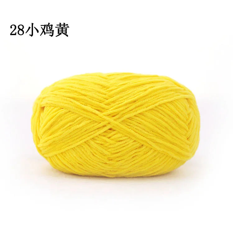 Matte Chenille Yarn for Crochet and Knitting
