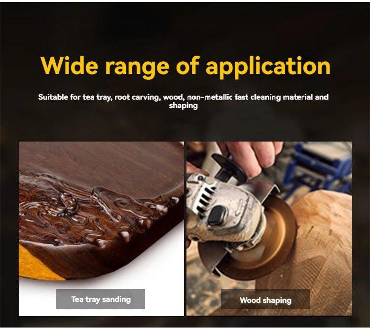 4-Inch Woodworking Sanding Shaping Disc for Angle Grinder