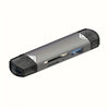 6-in-1 USB 3.0 Card Reader with Type-C & Micro USB