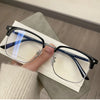 Retro Half-Frame Blue Light Blocking Glasses