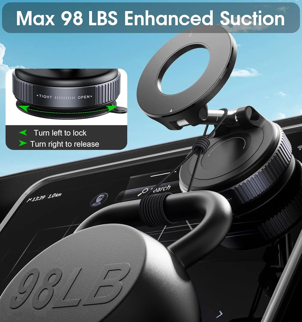 Support Magne Étui de Téléphone Ajustable 360°
