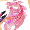 Metallic Glitter Art Markers