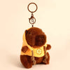 Cute Capybara Plush Keychain