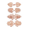 Gold-toned vintage rotating sweater clips for cardigans and shawls