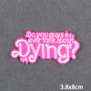 Encouraging Embroidery Iron-On Patches for Clothing and Accessories