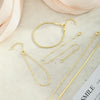 Elegant Adjustable Gold-Plated Bracelet