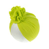 Baby Cotton Turban Hat with Blossom Knot