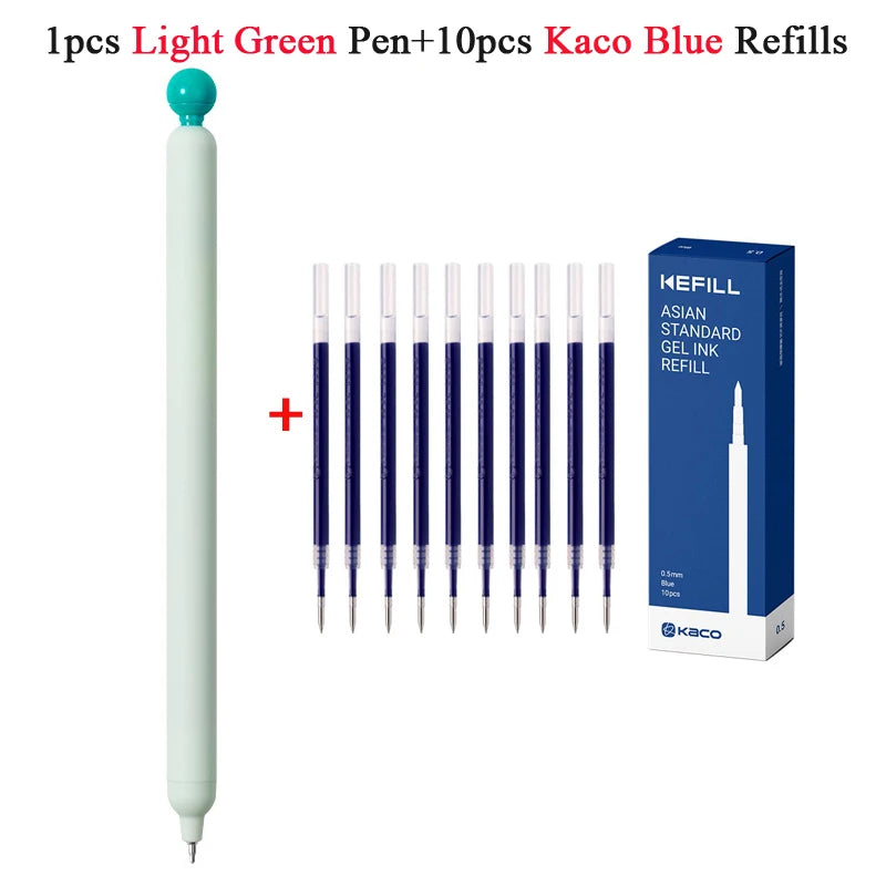 KACO POPUP Retractable Gel Pen – 0.5mm Smooth Writing, Quick-Dry Ink
