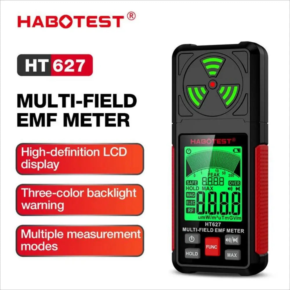 Professional Handheld EMF Meter for Home and Office Safety