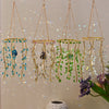 Crystal Willow Suncatcher Wind Chime in Natural Stone Finish