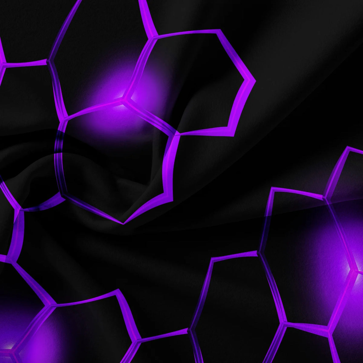Geometric 3D Hexagonal Honeycomb Duvet Cover Set