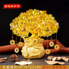 Golden Citrine Crystal Money Tree – Feng Shui Wealth Charm