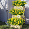 UV-Resistant Artificial Flower Bouquet for Indoor & Outdoor Decor
