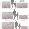 Soft Tie-Dye Leaf Print Non-Slip Area Rug
