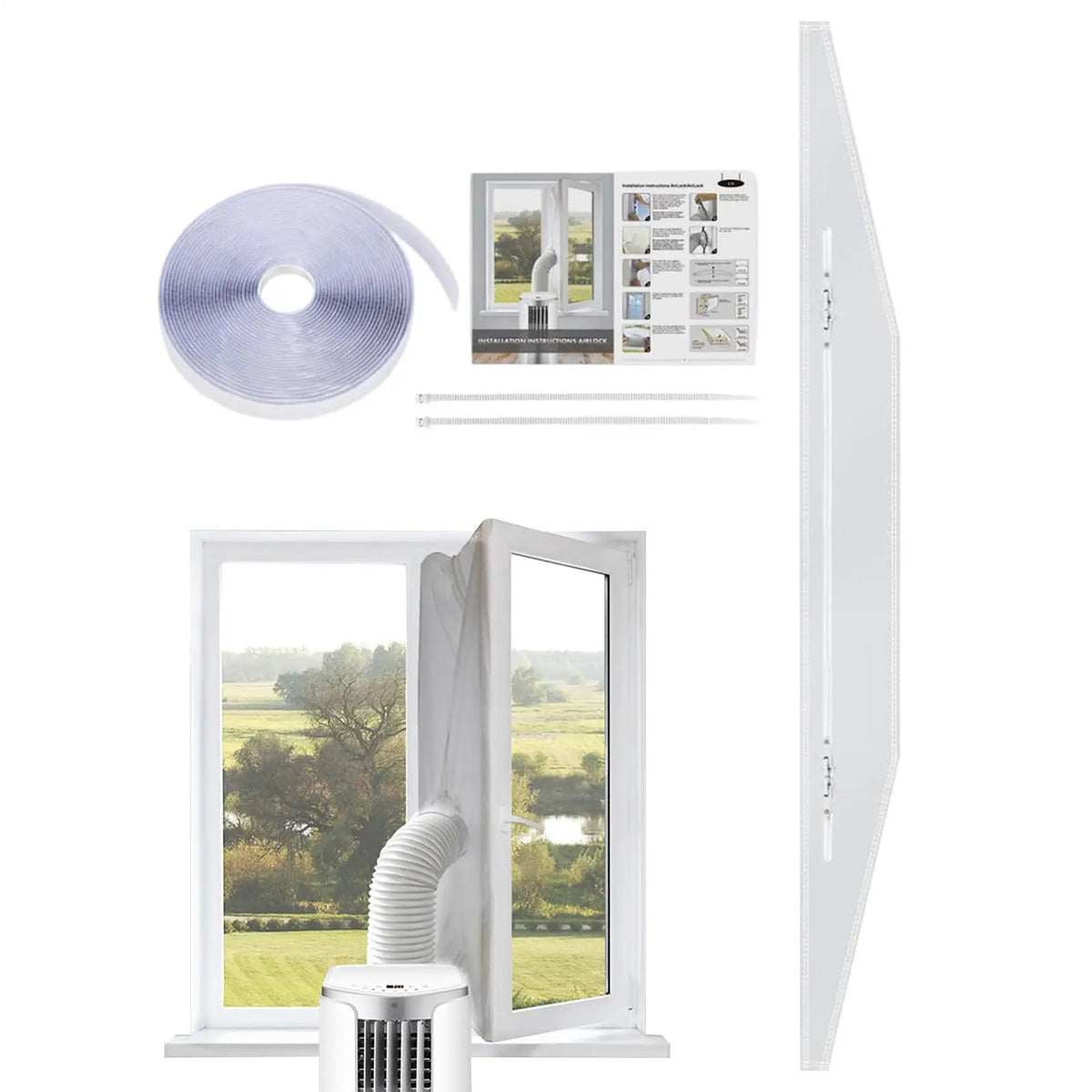 Kit d'Étanchéité pour Grille de Climatisation Portable