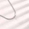 Gold-Plated Stainless Steel Snake Chain Necklace