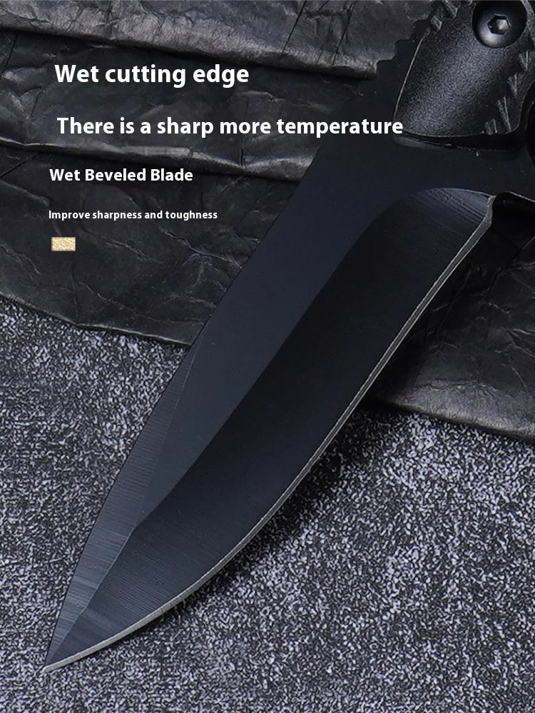Stainless Steel Fixed Blade Outdoor Knife with Sheath