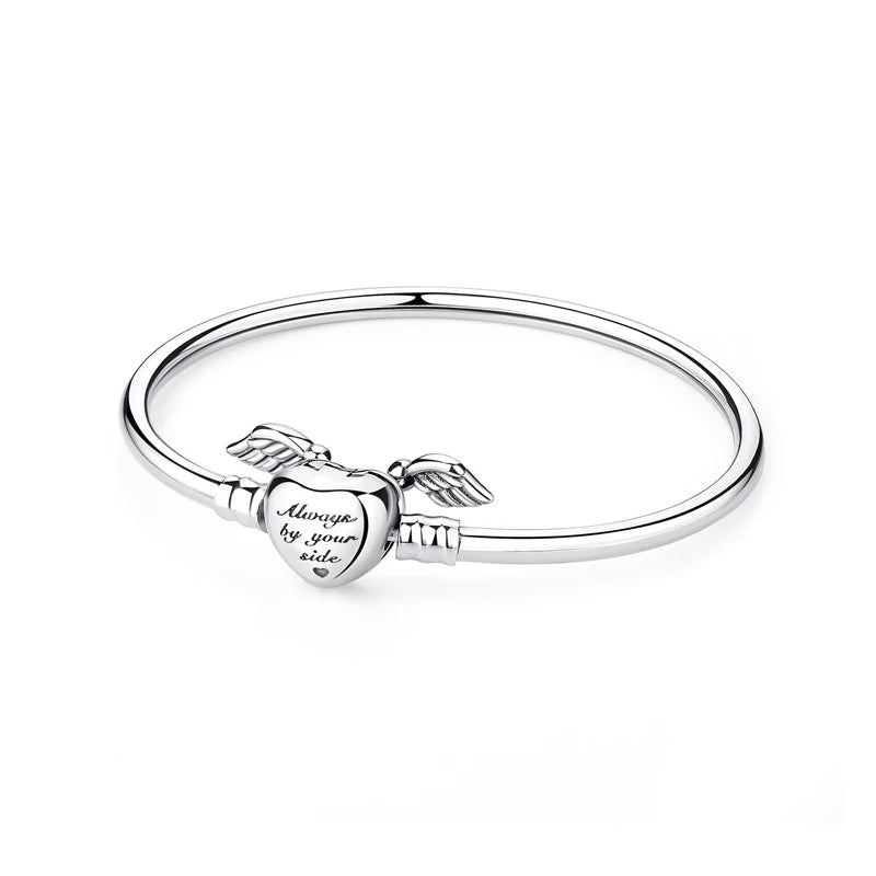 925 Sterling Silver Heart Charm Bracelet