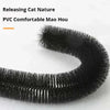 Cat Grooming Arch with Massage Brush and Scratching Pad