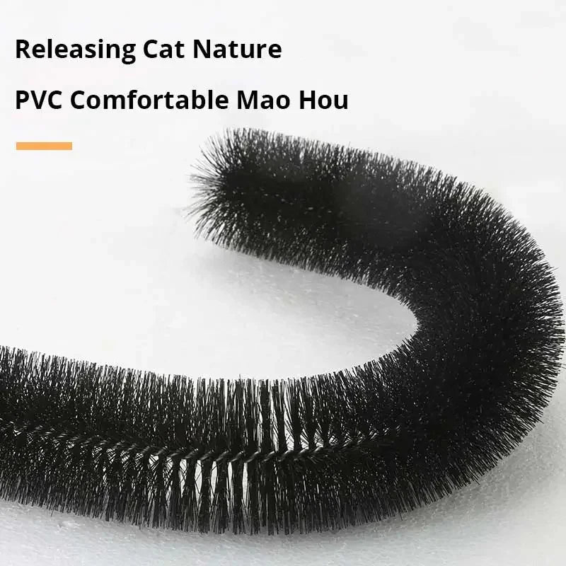 Cat Grooming Arch with Massage Brush and Scratching Pad