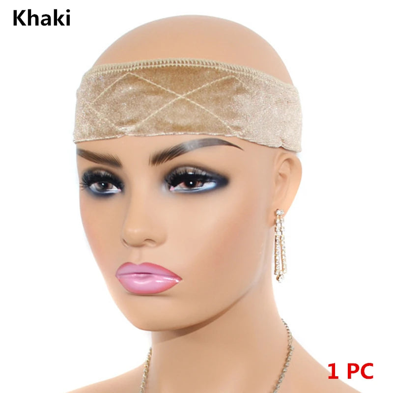 Adjustable Velvet Wig Grip Band