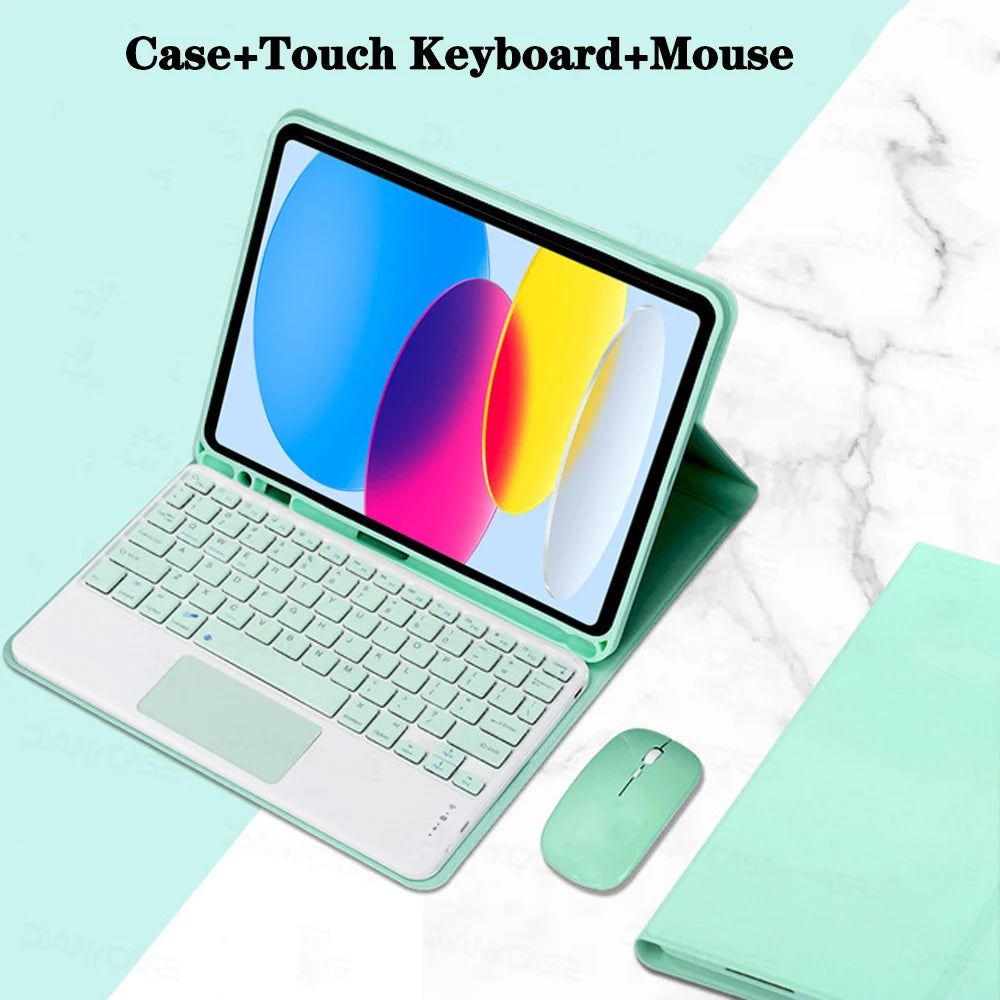 Detachable Keyboard Case for iPad 10th Gen and iPad 11th Gen (A16)