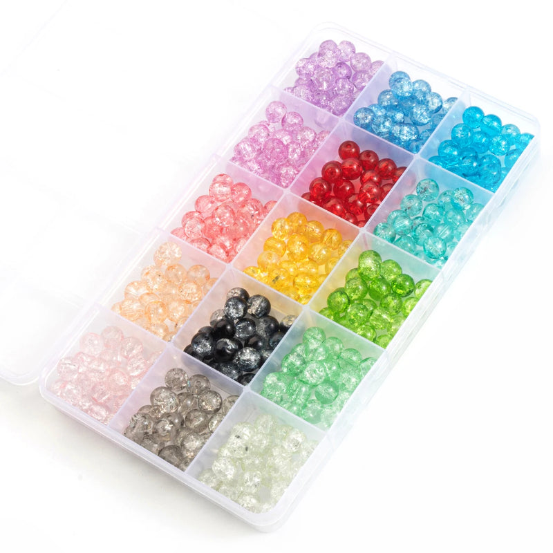 28-Color Glass Bead Jewelry Making Kit
