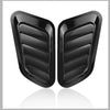 Carbon Fiber Style Car Hood Scoop Vent Covers (Pair)