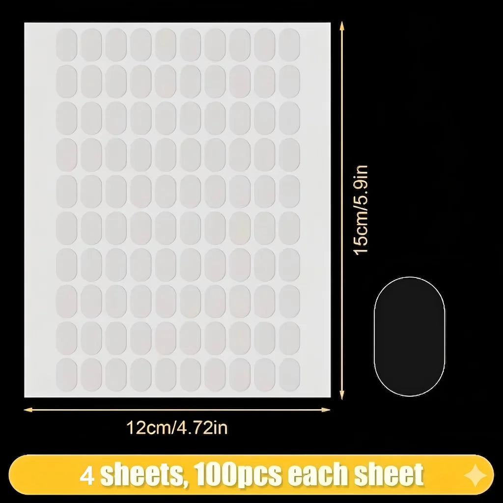 Clear Double-Sided Adhesive Tape Pads for Posters, Photos & Decor
