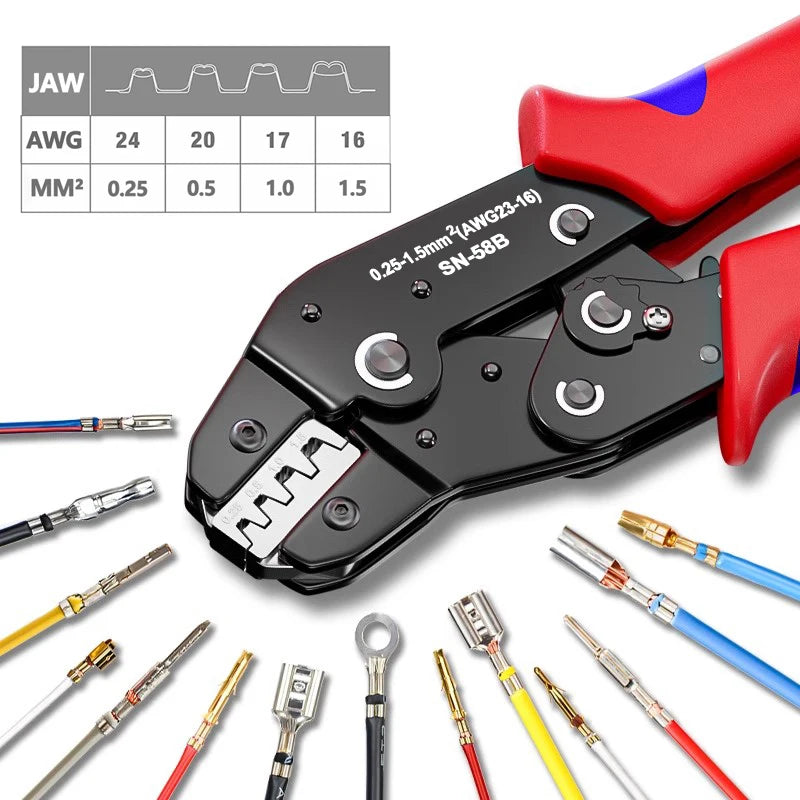 Precision Crimping Tool for Electrical Terminals