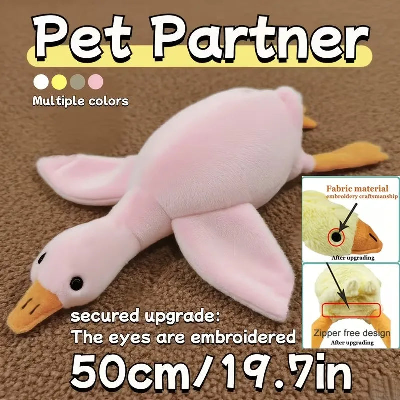 Soft Colorful Duck Plush Toy for Pets