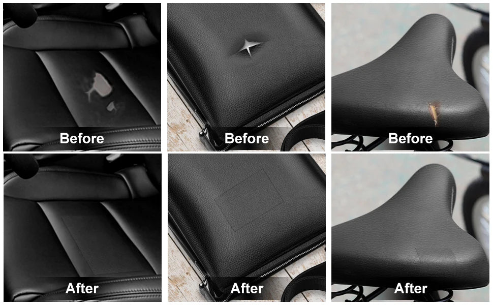 Self-Adhesive Leather Repair Patch Tape for Sofas, Car Seats & More