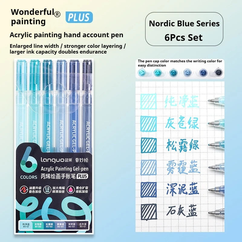 Vibrant Gel Pen Set – Smooth Writing for Art, Notes & Journaling