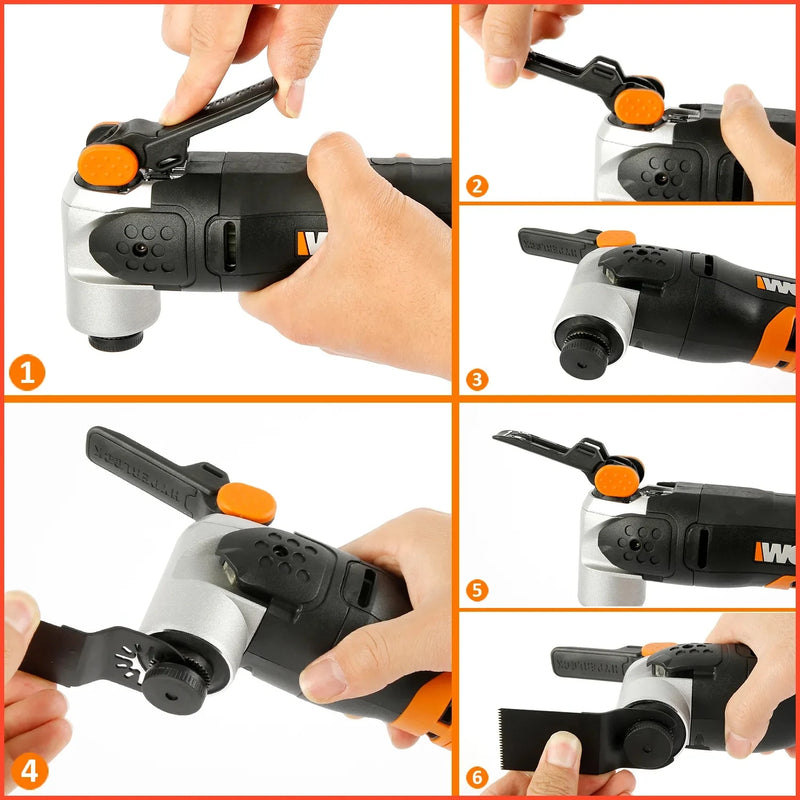 Jeu de lames universel pour outil multifonction oscillant