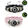 Sonnen- & Mond-Lederarmband-Set