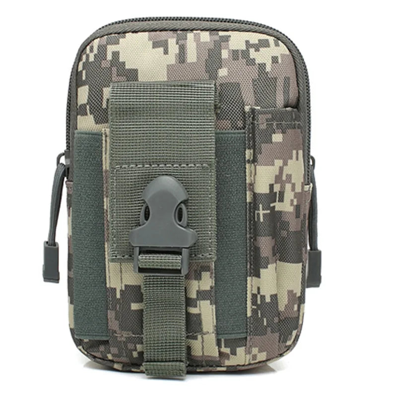 Camouflage Tactical Leg Bag with Adjustable Straps