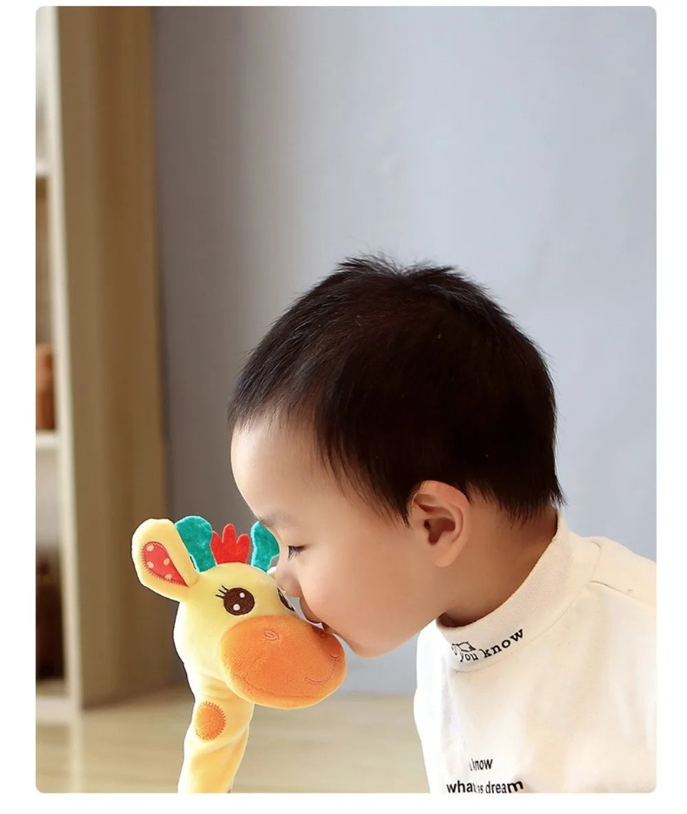 Interactive Dancing and Talking Giraffe Plush Toy with Music